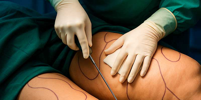 lipoaspiração para lipedema
